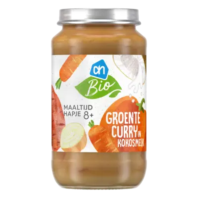 pdp-image-AH Biologisch Maaltijdhapje groentencurry kokosmelk 8+
