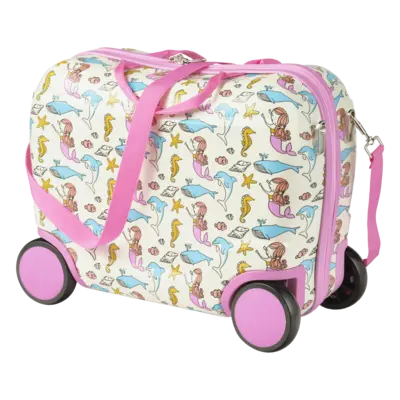 pdp-image-Princess traveller Kids ride on trolley roze