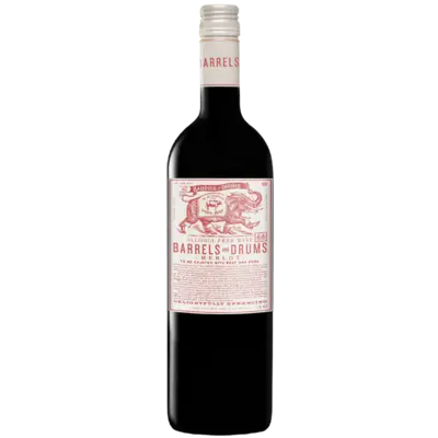pdp-image-Barrels and drums Merlot Alcoholvrij