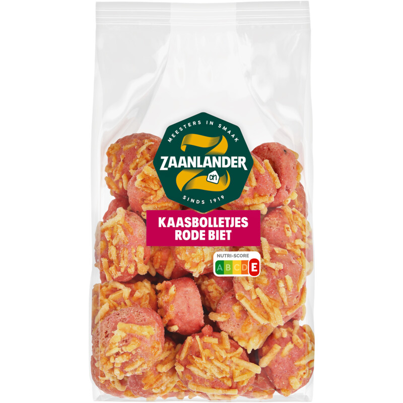 Een afbeelding van AH Zaanlander Kaasbolletjes rode biet