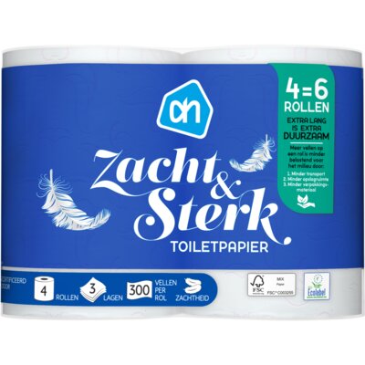 pdp-image-AH Toiletpapier zacht & sterk 3-laags lang
