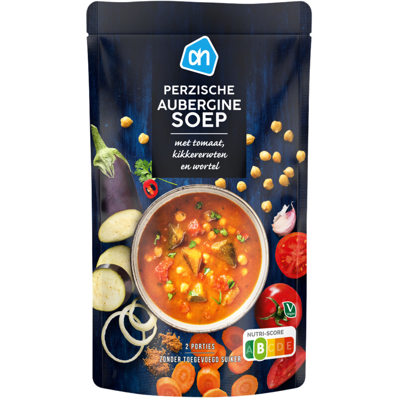Een afbeelding van AH Perzische aubergine soep