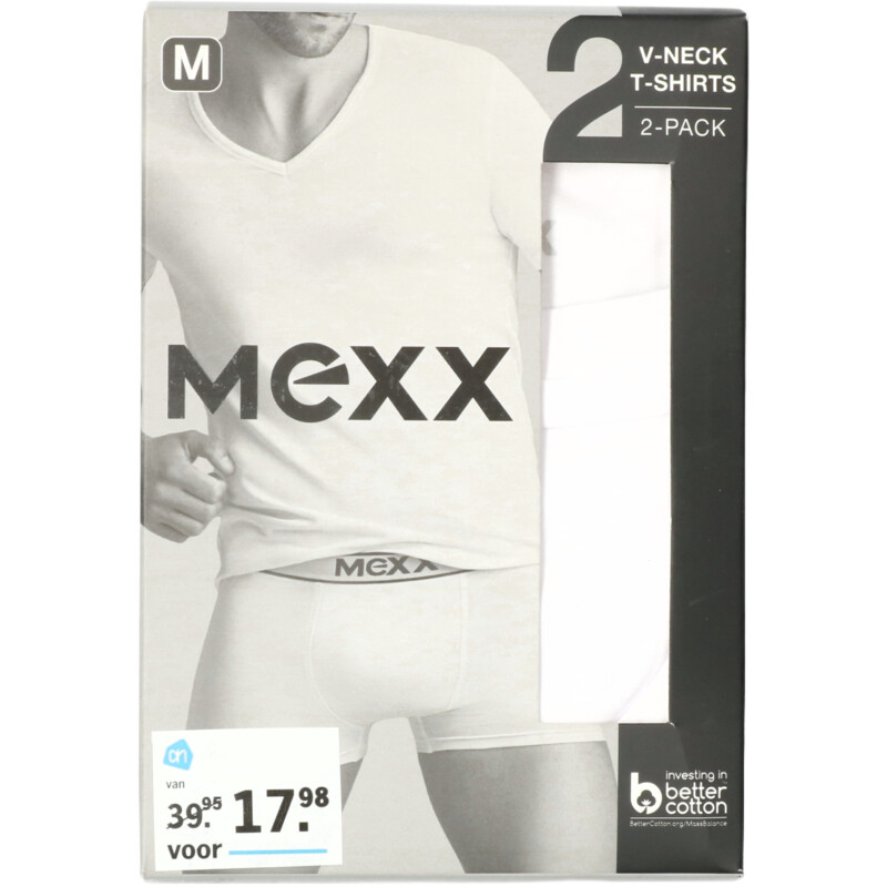 Een afbeelding van Mexx T-shirt wit 2-pack XXL