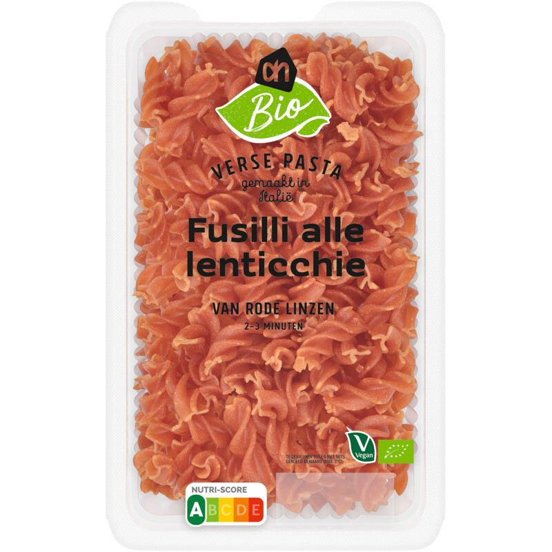 Een afbeelding van AH Biologisch Verse fusilli alle lenticchie