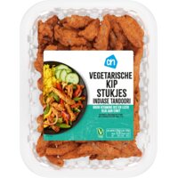 Een afbeelding van AH Vegetarische kipstukjes Indiase tandoori