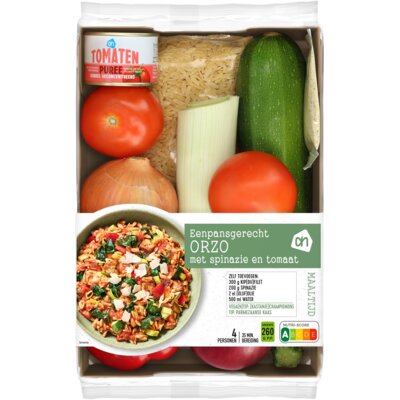 pdp-image-AH Eenpansgerecht orzo spinazie verspakket