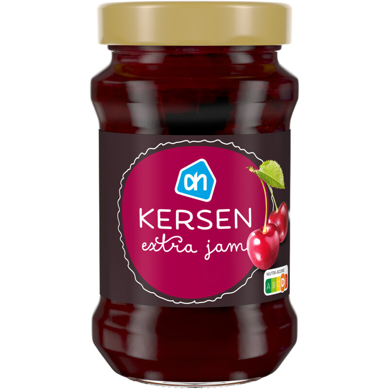 Een afbeelding van AH Extra jam kersen