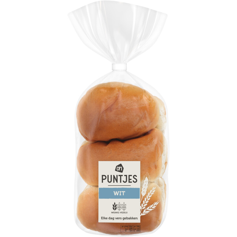 Een afbeelding van AH Witte puntjes