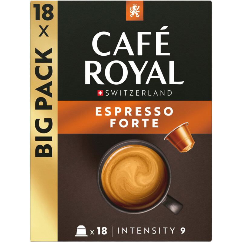 Een afbeelding van Café Royal Espresso forte big pack capsules
