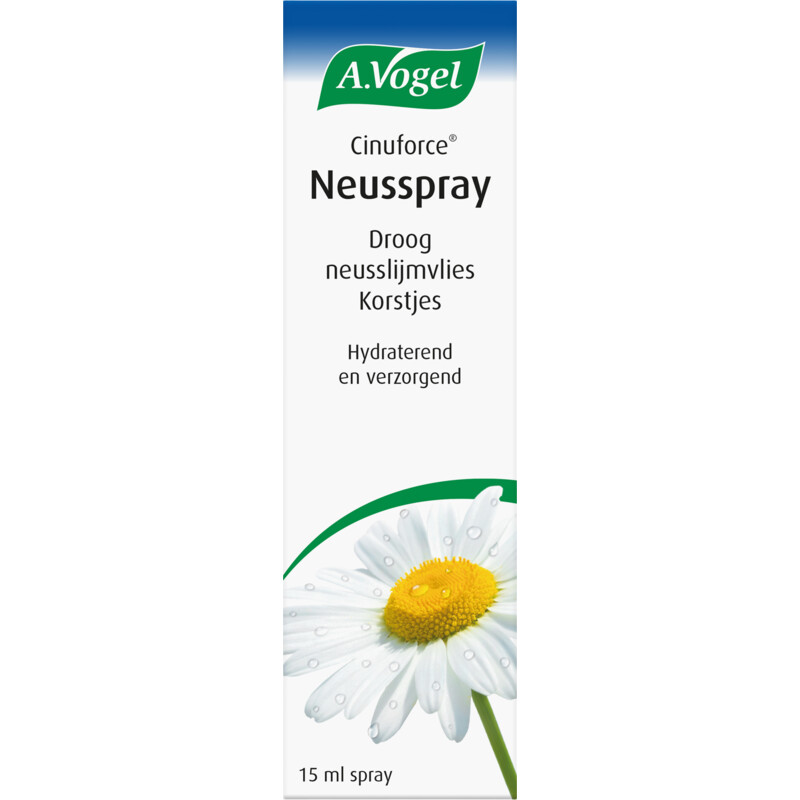 Een afbeelding van A.Vogel Cinuforce neusspray droog neusslijmvlies