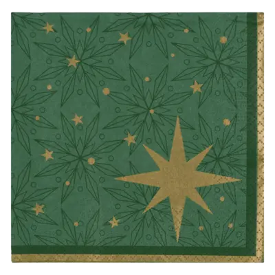 pdp-image-AH Excellent Servet groene ster 33x33cm