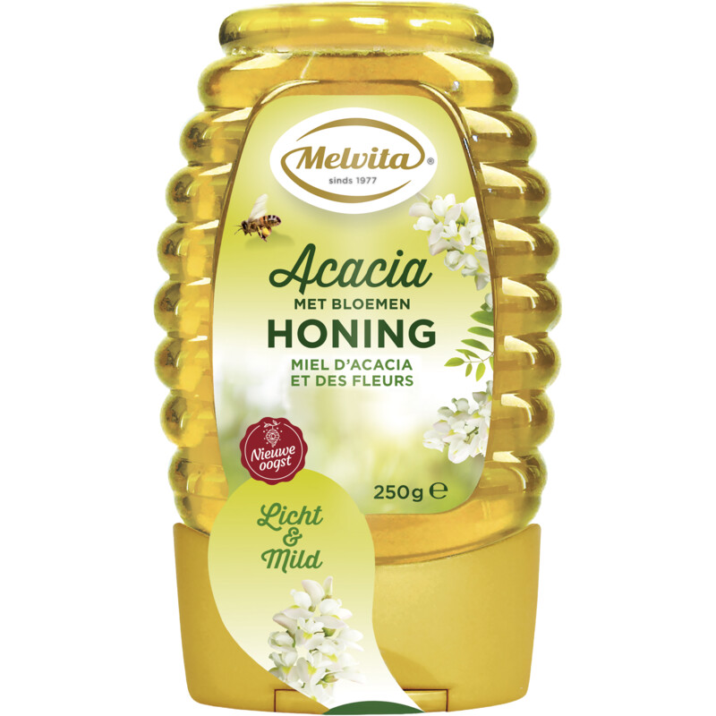 Een afbeelding van Melvita Acacia met bloemenhoning