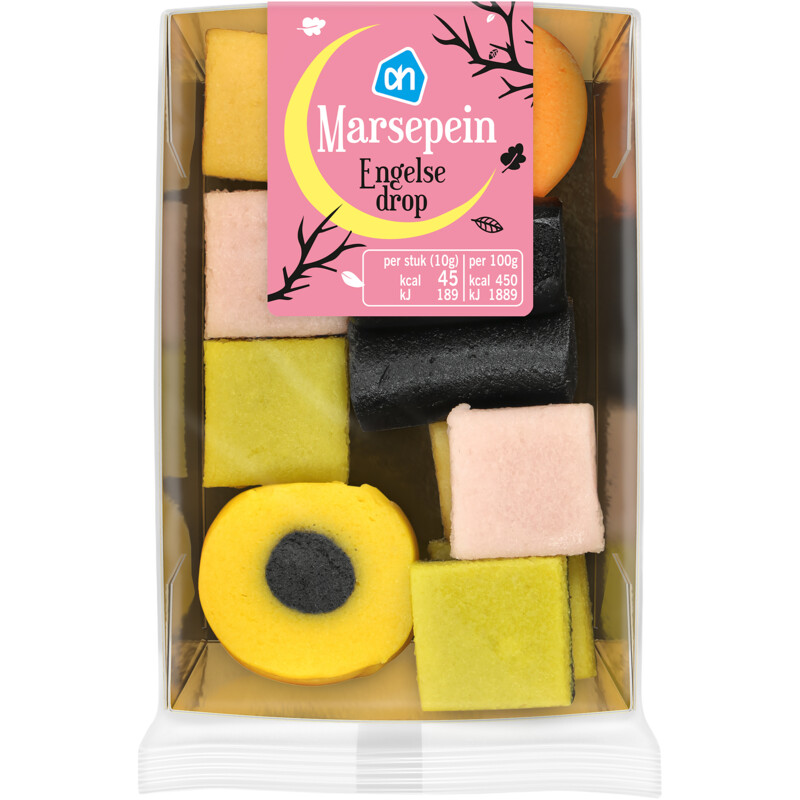 Een afbeelding van AH Marsepein Engelse drop mix