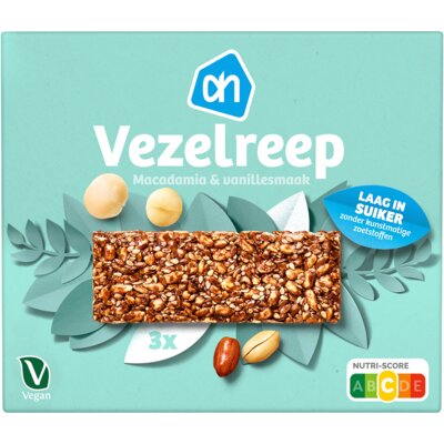 pdp-image-AH Vezelreep macademia & vanillesmaak