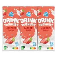 AH Drinkyoghurt aardbeismaak 6-pack