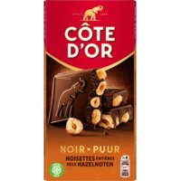 Een afbeelding van Côte d'Or Reep puur hele hazelnoot