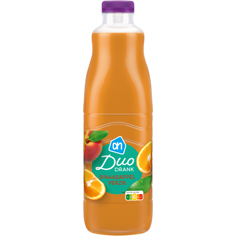 Een afbeelding van AH Duodrank sinaasappel perzik