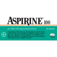 Een afbeelding van Aspirine Pijnstiller 100mg