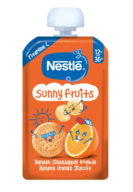 Sunny Fruits Banaan Sinaasappel Koekje 12m - 36m