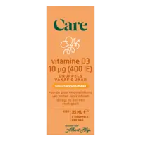 Care Vitamine D3 10µg druppels
