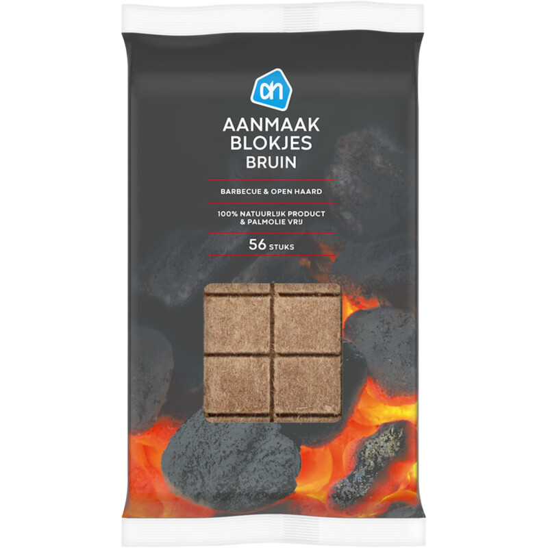 Een afbeelding van AH Aanmaakblokjes bruin