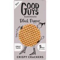 Een afbeelding van Good guys bakehouse Crispy crackers black pepper