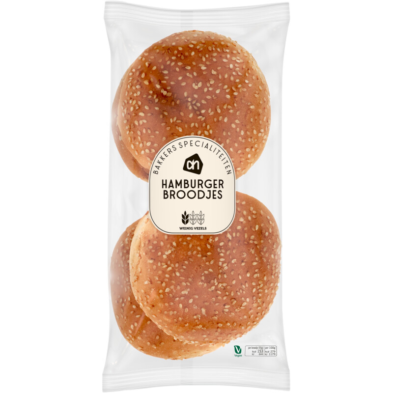 Een afbeelding van AH Hamburgerbroodjes