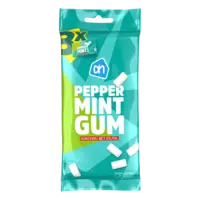 AH Peppermint gum suikervrij 3-pack