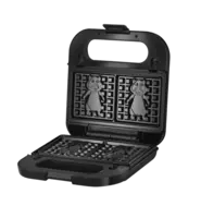 Blue Home 3-in-1 wafelijzer zwart