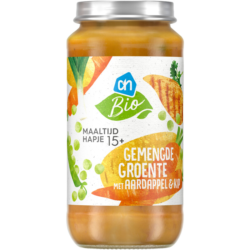 Een afbeelding van AH Biologisch Maaltijdhapje gemengde groente 15m+