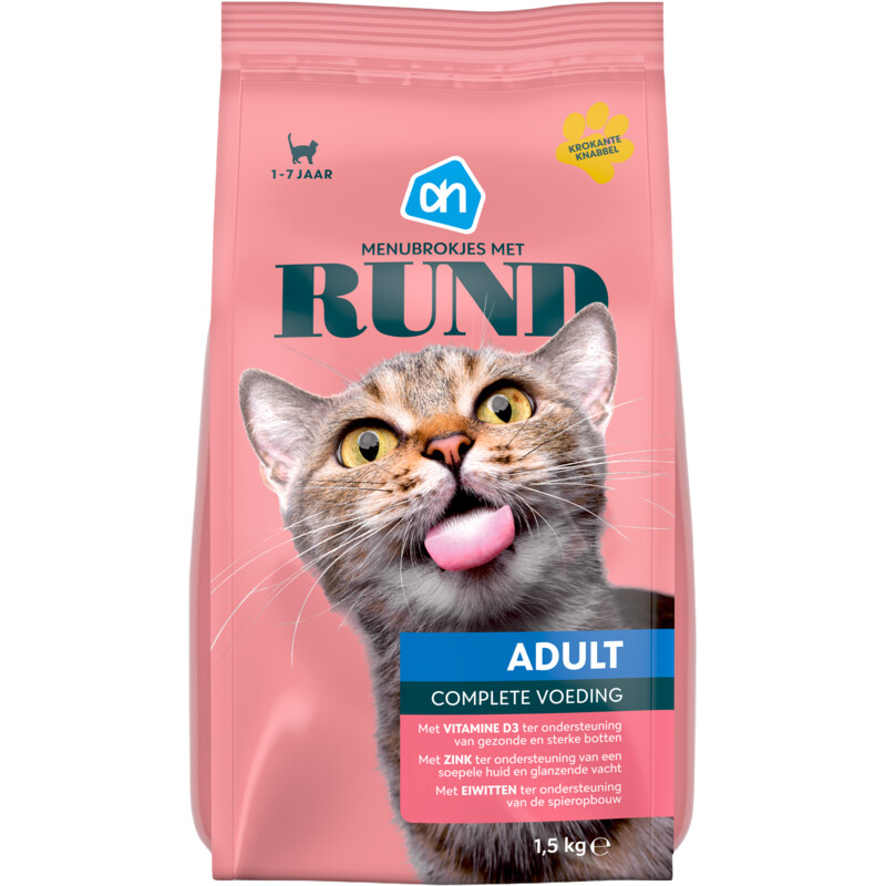 Een afbeelding van AH Menubrokjes met rund adult