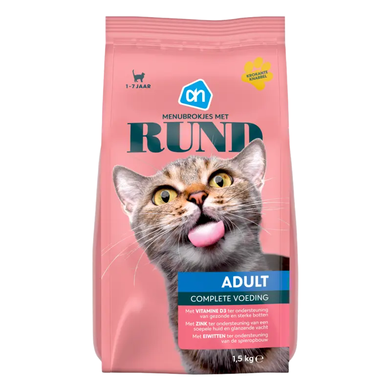 Menubrokjes met rund adult