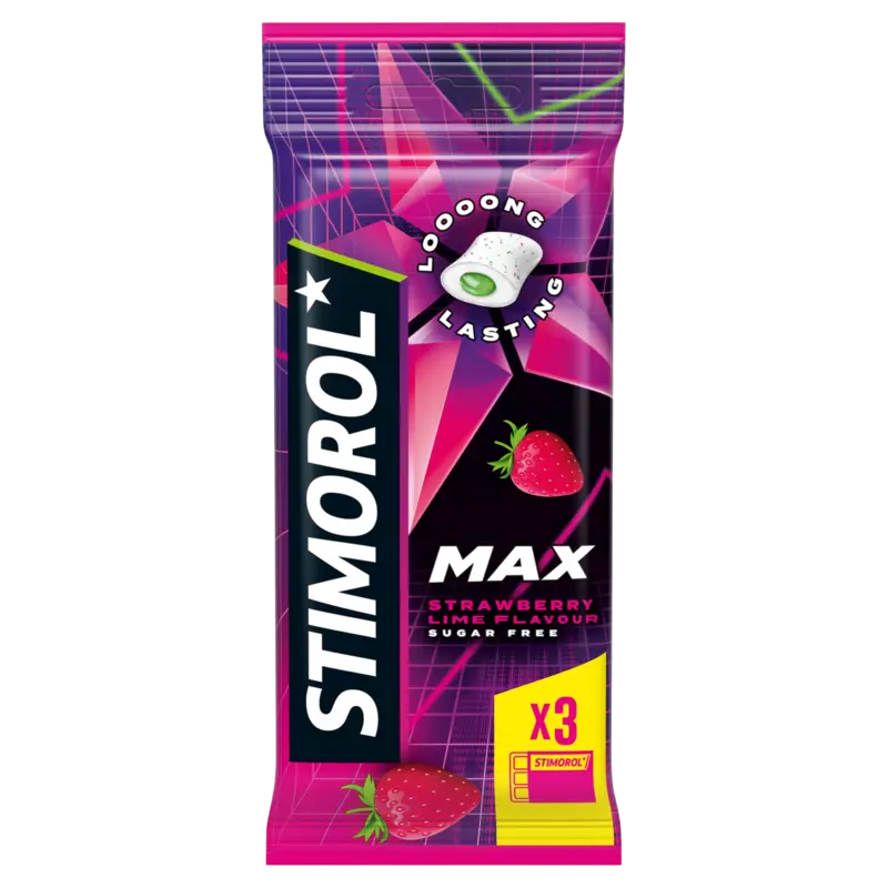 Stimorol Max splash strawberry lime