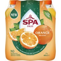 Een afbeelding van Spa Fruit orange bruisend 6-pack