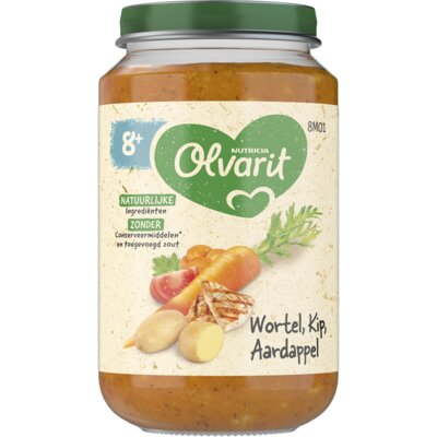 pdp-image-Olvarit Wortel kip aardappel 8m+