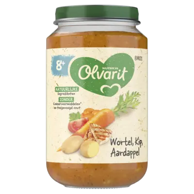 pdp-image-Olvarit Wortel kip aardappel 8m+
