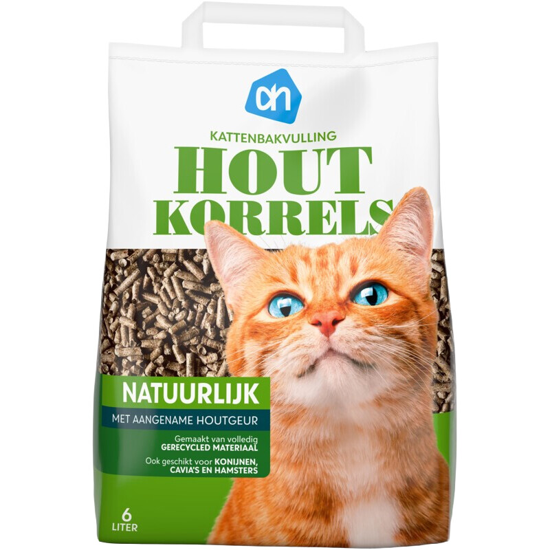 Een afbeelding van AH Kattenbakvulling houtkorrels