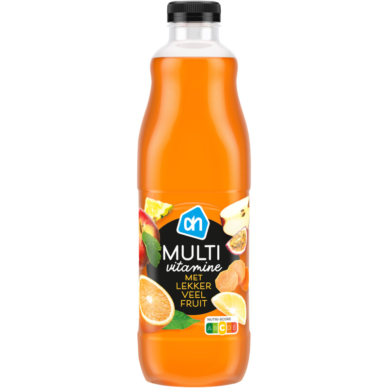 Een afbeelding van AH Multivitamine met oranje fruit