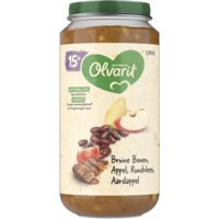 Een afbeelding van Olvarit Bruine bonen appel rundvlees 15m+