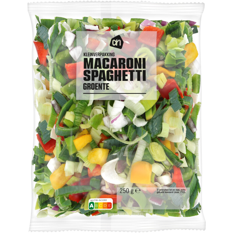 Een afbeelding van AH Macaroni spaghetti groente klein