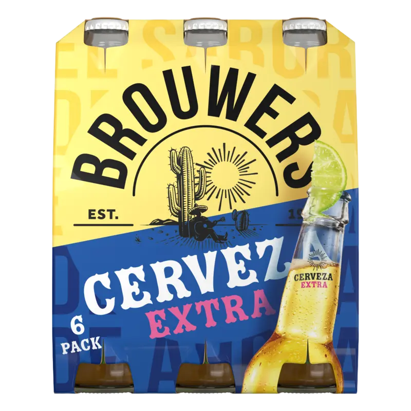 Cerveza extra 6-pack