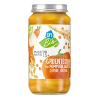 AH Biologisch Maaltijdhapje groentestoof pompoen 15+
