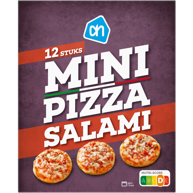 Een afbeelding van AH Mini pizza salami
