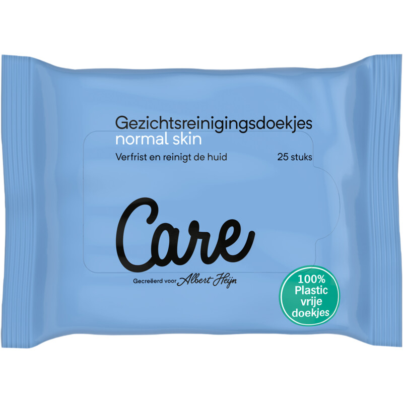 Een afbeelding van Care Normal skin gezichtsdoekjes