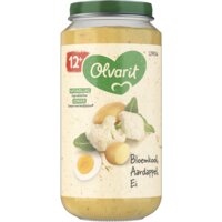 Een afbeelding van Olvarit Bloemkool aardappel ei 12m+