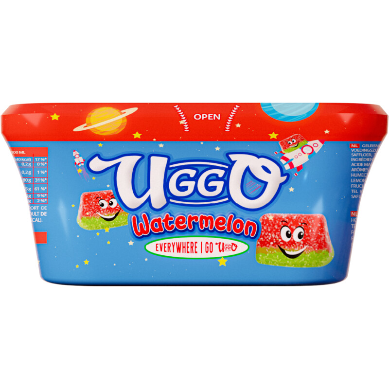 Een afbeelding van Uggo Sour watermelon slices