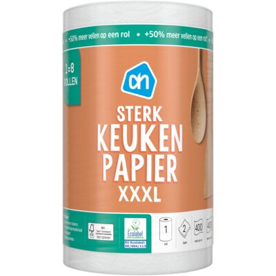 pdp-image-AH Keukenpapier sterk XXXL 1=8 rollen