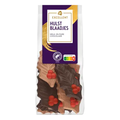 pdp-image-AH Excellent Hulstblaadjes melk- en pure chocolade