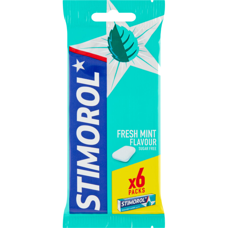 Een afbeelding van Stimorol Fresh mint 6-pack