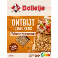 Bolletje Ontbijtcrackers volkoren meergranen